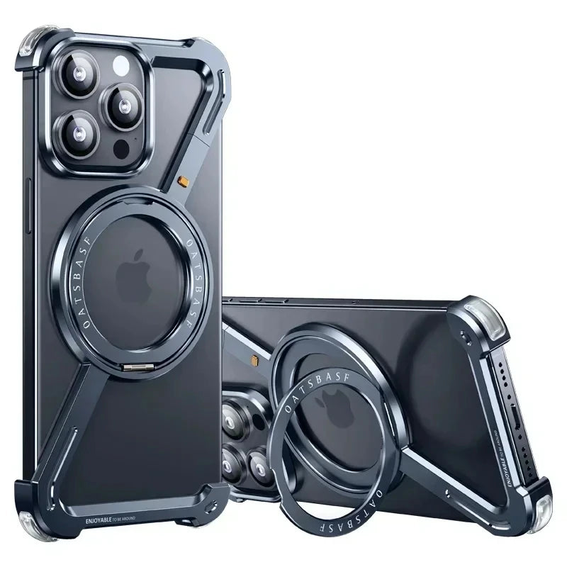 Z-Shape Aluminum Rimless Magnetic Case