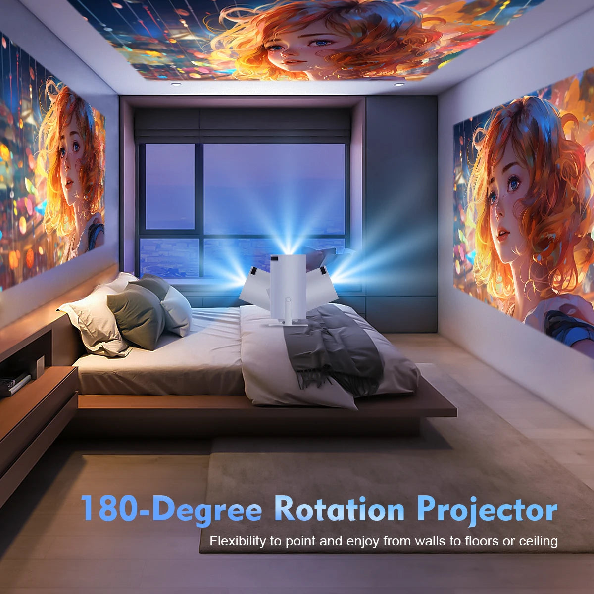 4K Projector Home & Outdoor Cinema