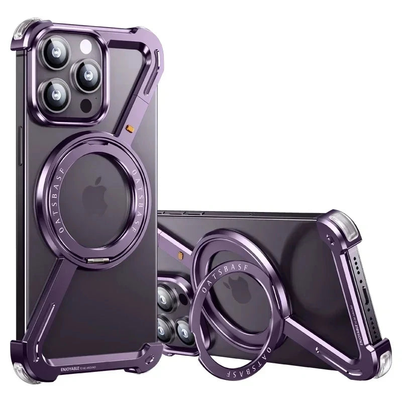 Z-Shape Aluminum Rimless Magnetic Case