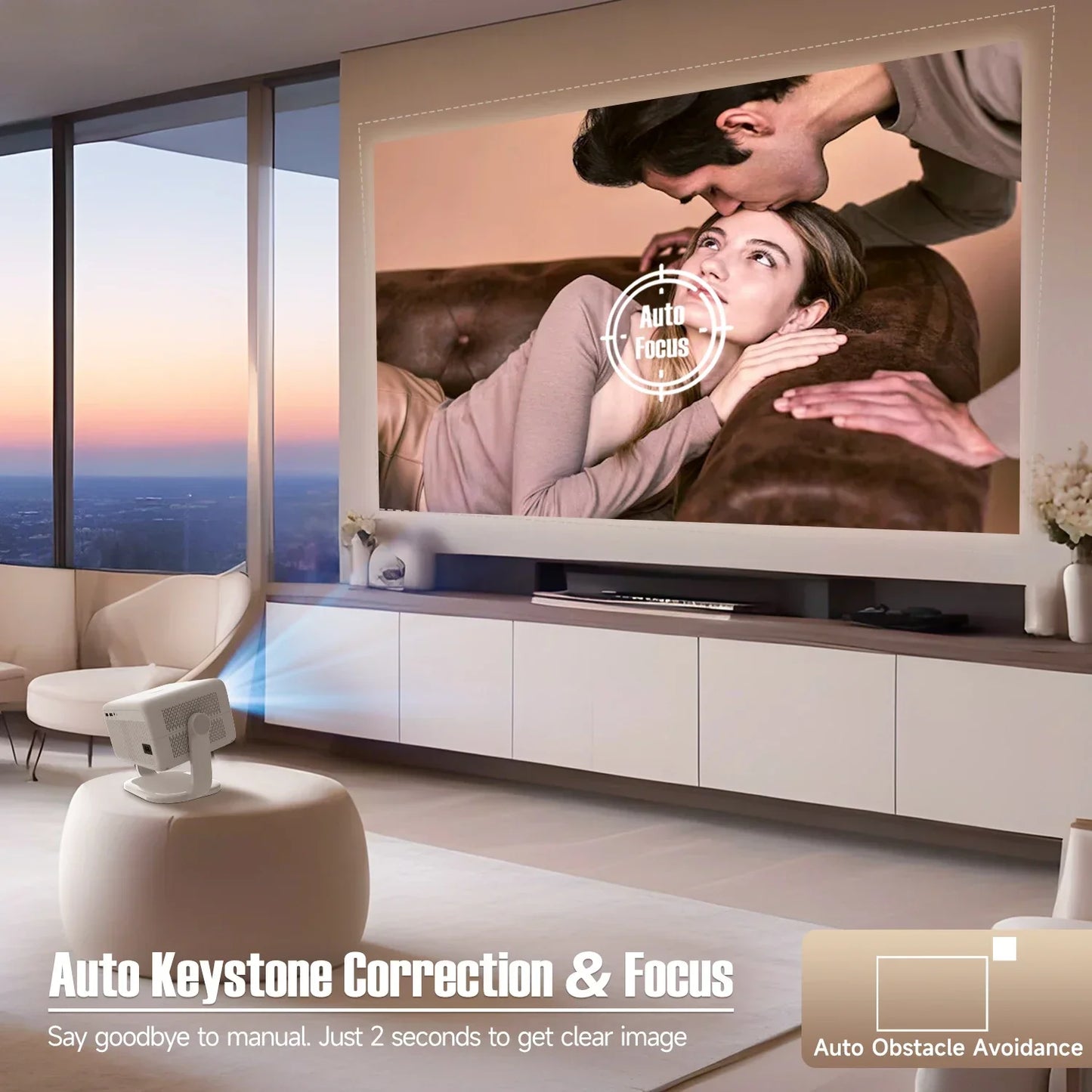 4K Projector ā Auto Focus
