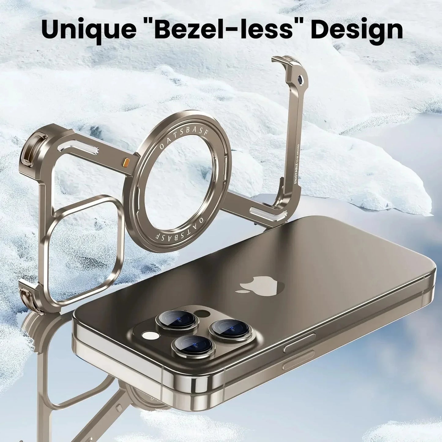 Z-Shape Aluminum Rimless Magnetic Case