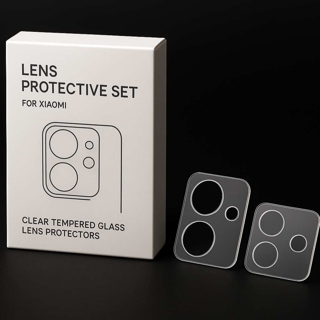 1 Set Lens Protective Xiaomi with black background
