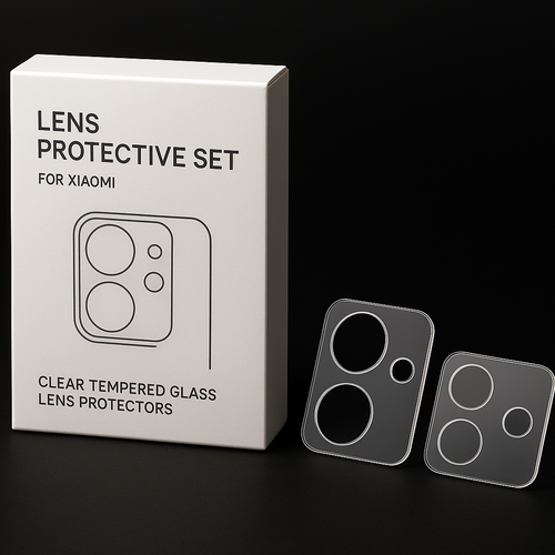 1 Set Lens Protective Xiaomi with black background