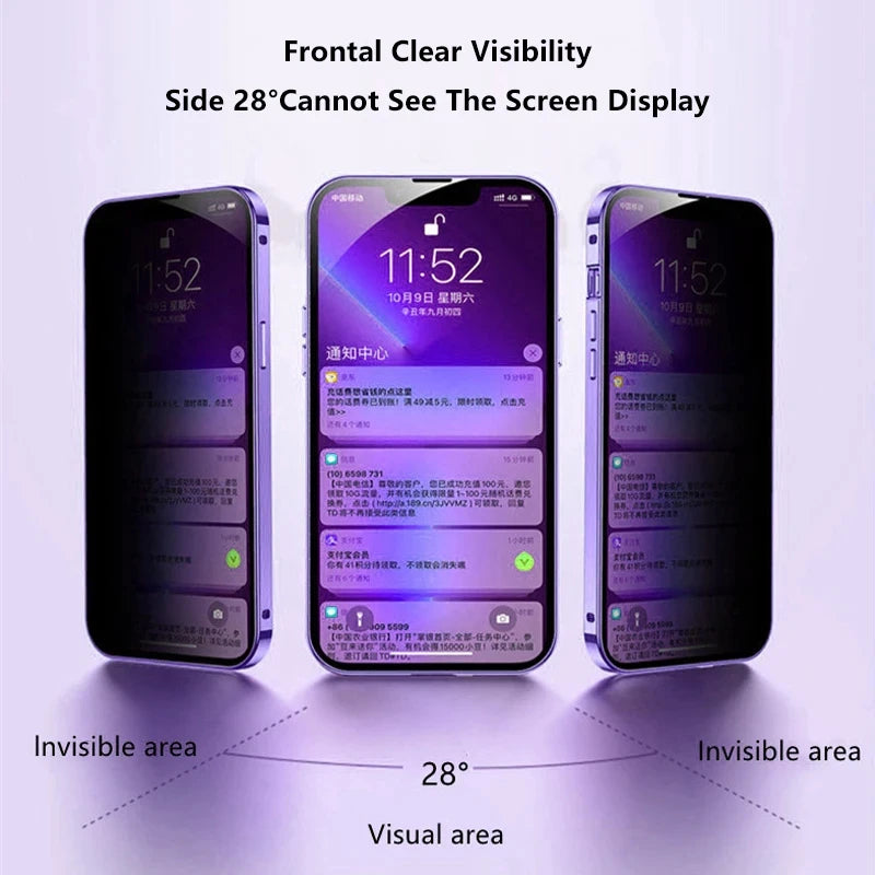 Double-Sided Magnetic Privacy Case with Camera Protection for iPhone