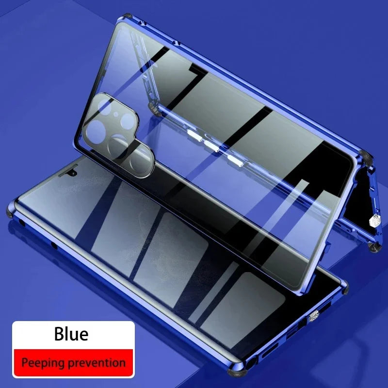 Privacy Magnetic Glass Case for Samsung