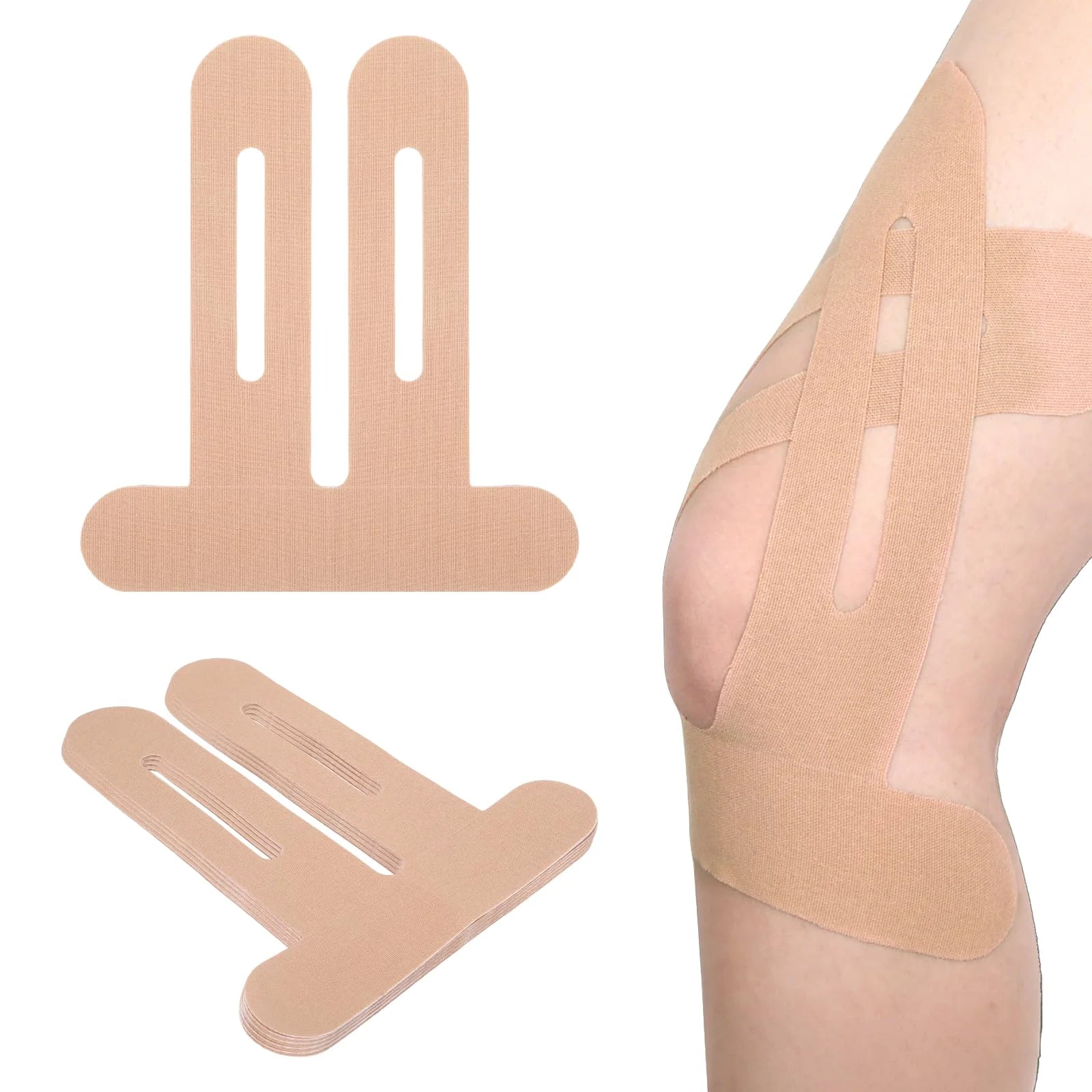 10PCS Kinesiology Tape for Knees – Waterproof & Elastic