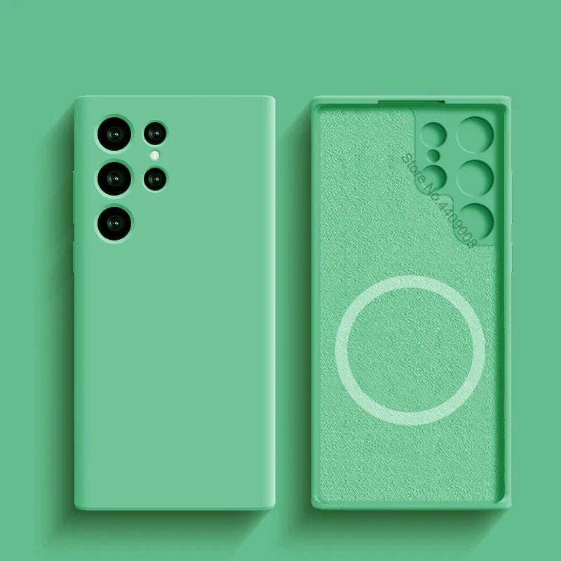 Liquid Silicone MagSafe Case for Samsung Galaxy S Series