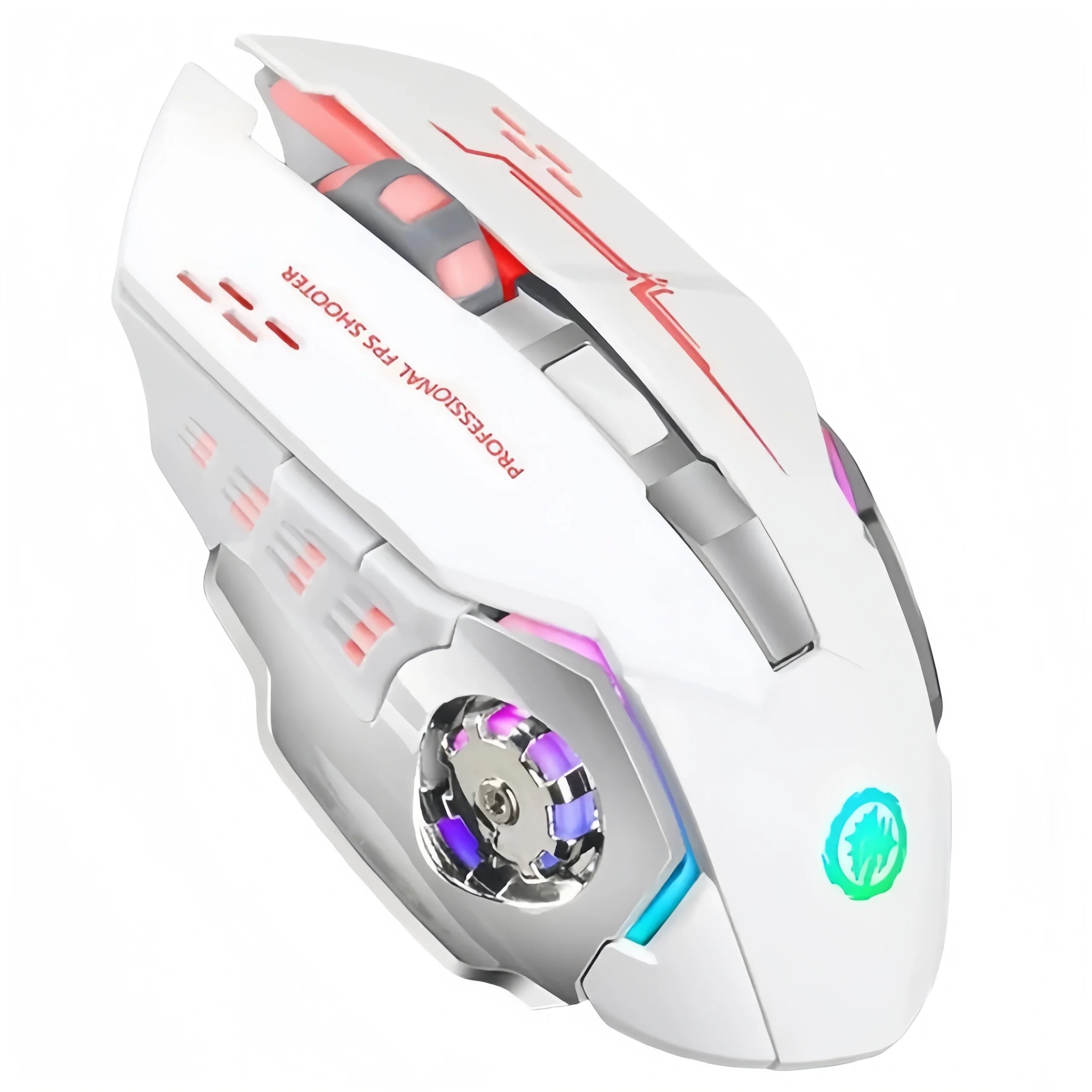 RGB Bluetooth 5.2 & 2.4G Wireless Gaming Mouse – Rechargeable, Silent, 3600 DPI for Laptop