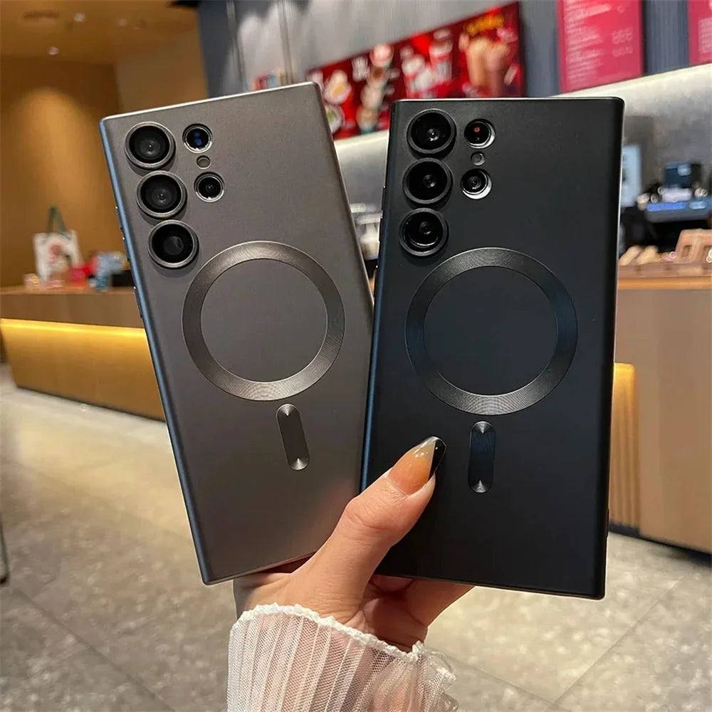 Luxury Matte Magnetic Case for Samsung