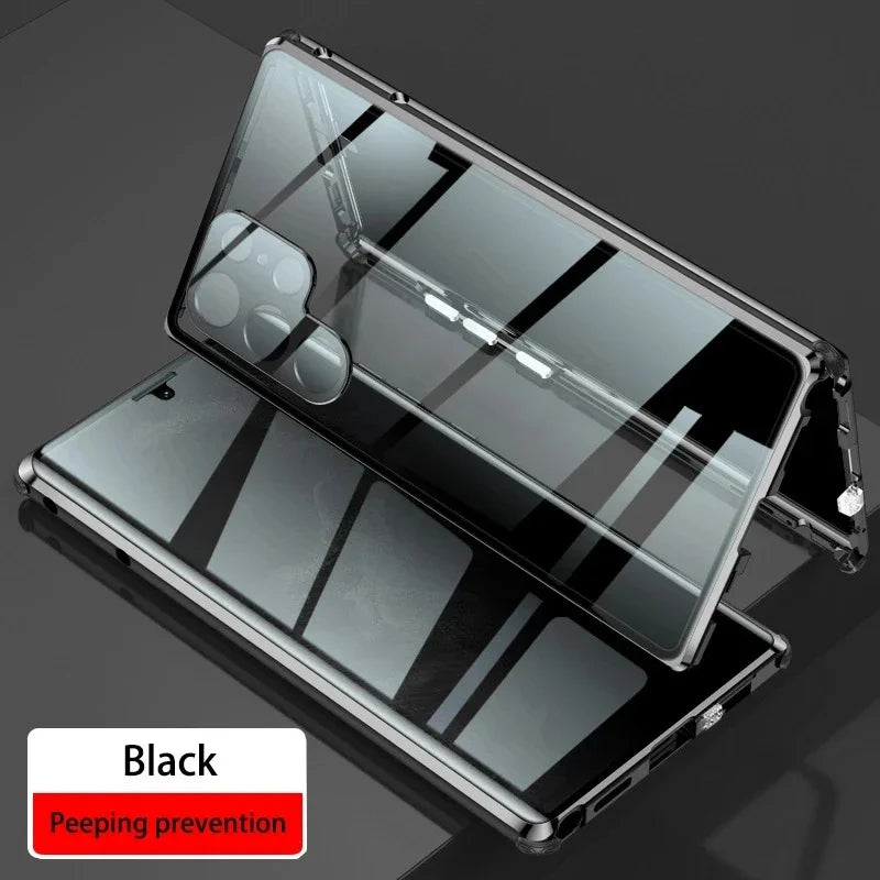 Privacy Magnetic Glass Case for Samsung