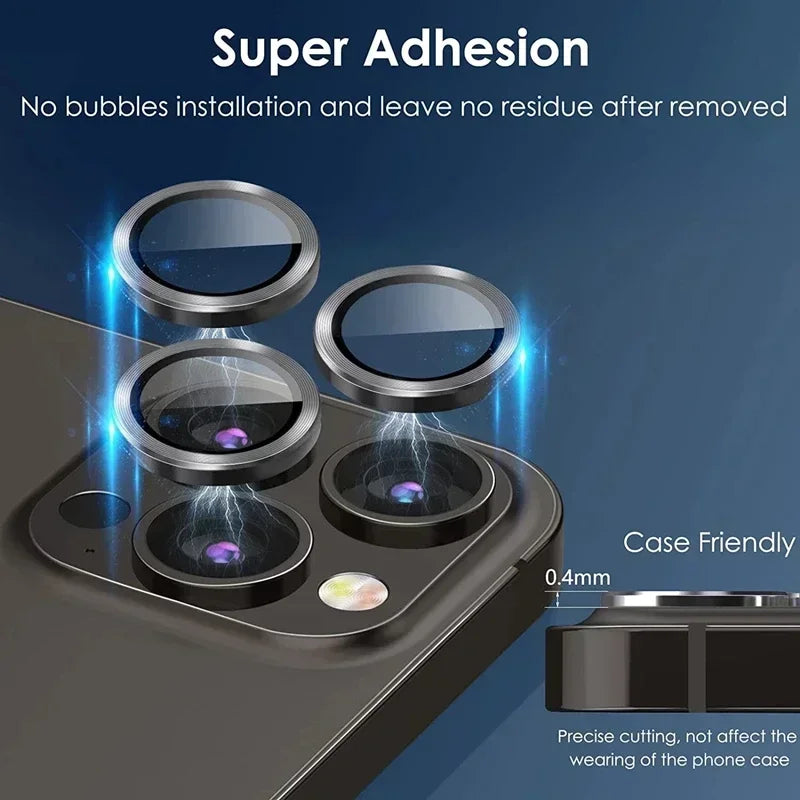 3Pcs Metal Camera Lens Protector