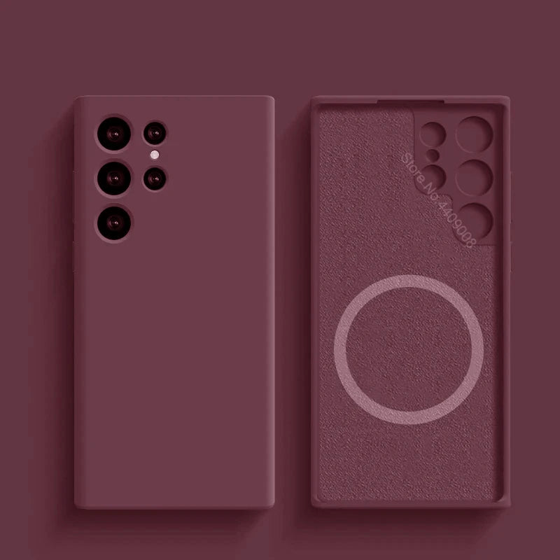 Liquid Silicone MagSafe Case for Samsung Galaxy S Series