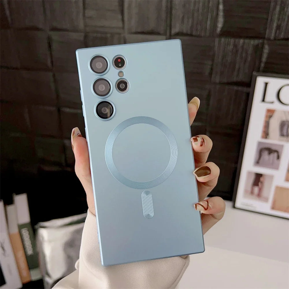 Luxury Matte Magnetic Case for Samsung