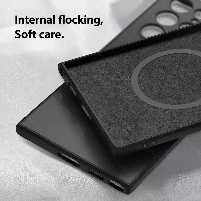 Liquid Silicone MagSafe Case for Samsung Galaxy S Series