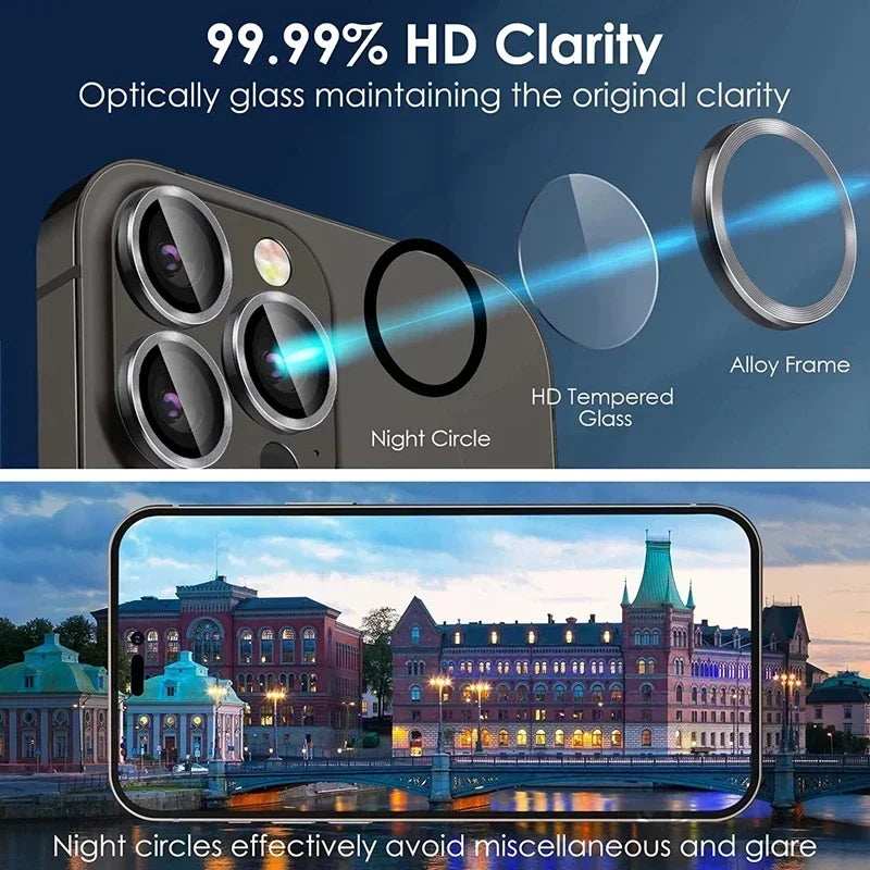 3Pcs Metal Camera Lens Protector
