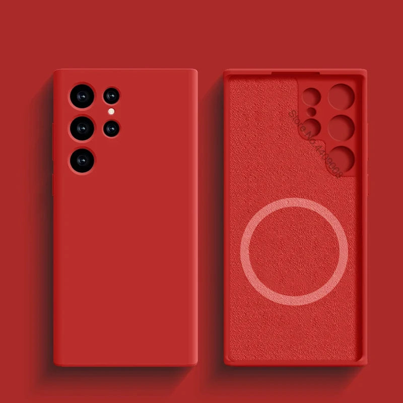 Liquid Silicone MagSafe Case for Samsung Galaxy S Series