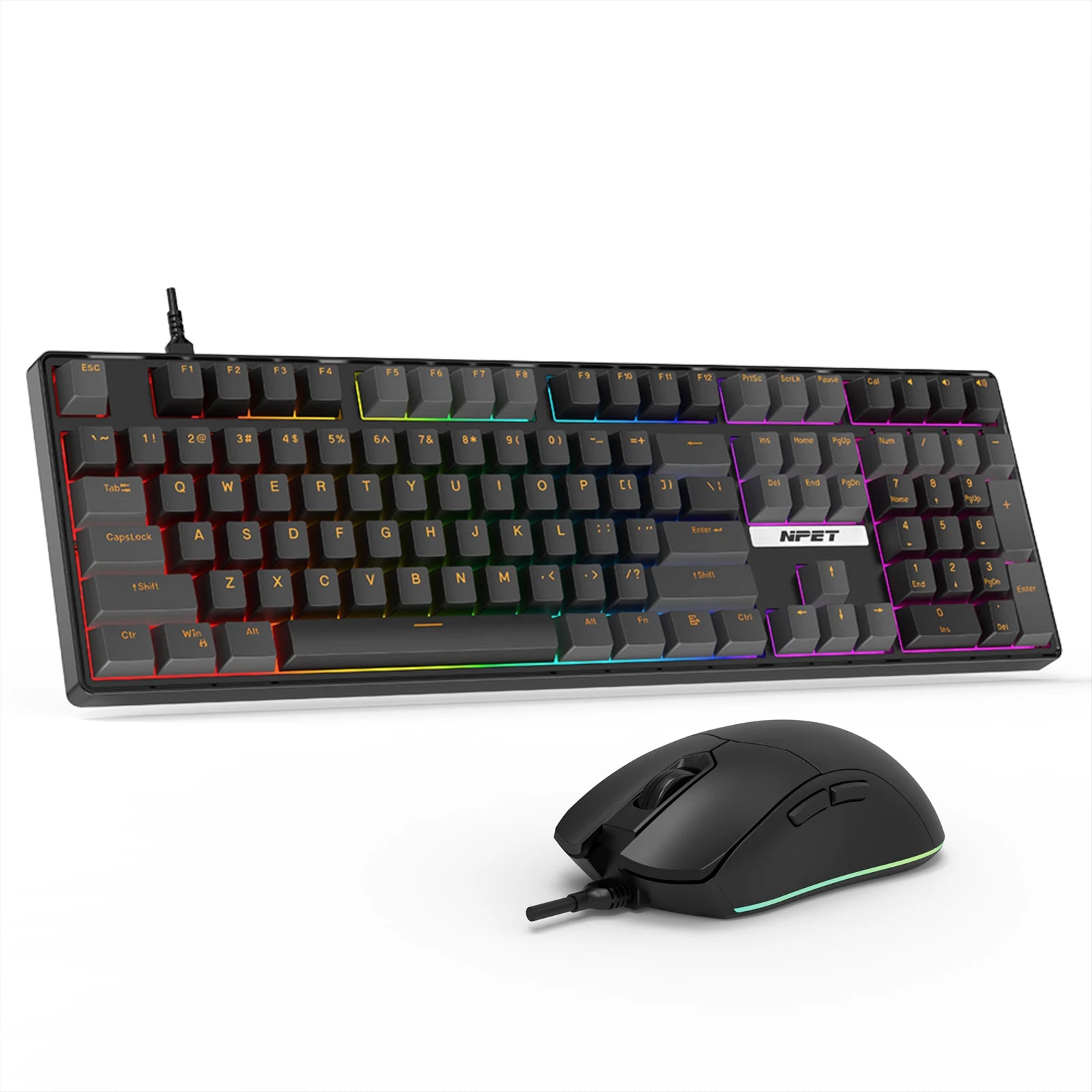Mechanical Keyboard delivers precision and style with 20+ RGB backlit modes, hot-swappable switches, and an ergonomic design. Perfect for both gaming and office use.