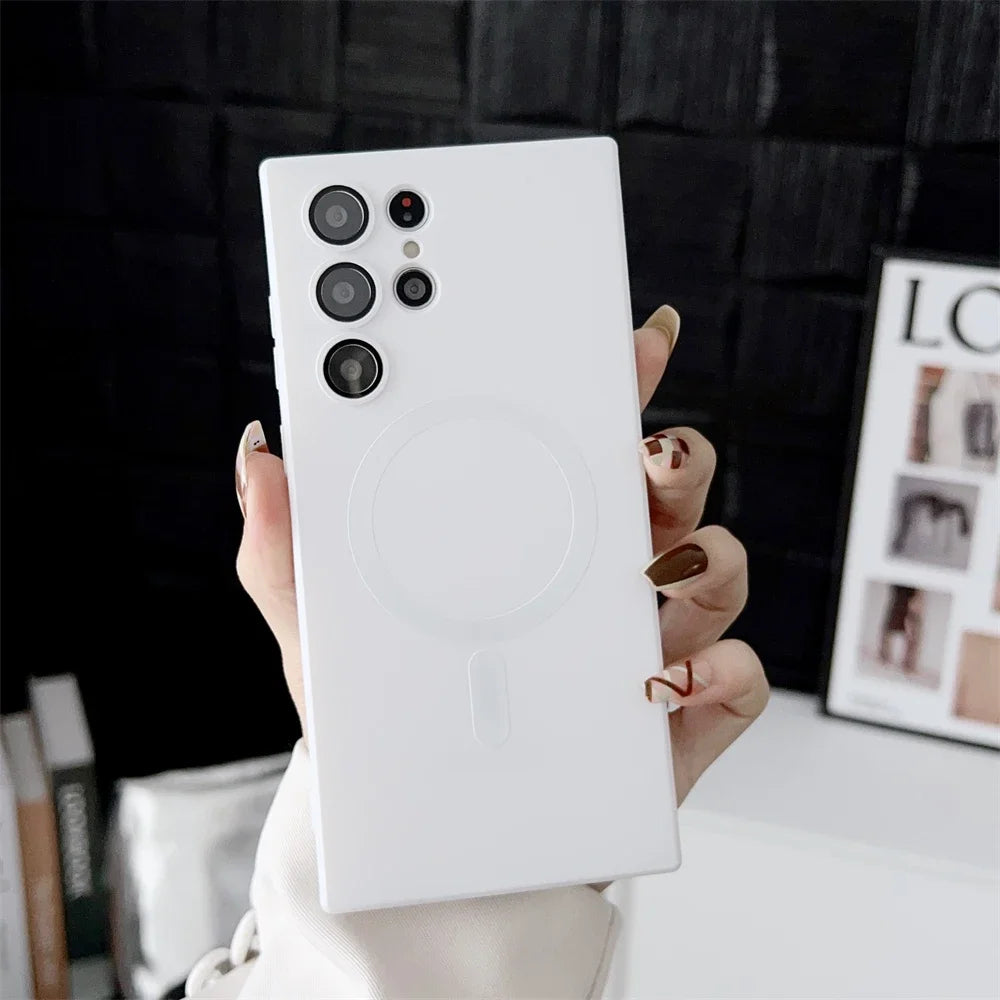 Luxury Matte Magnetic Case for Samsung