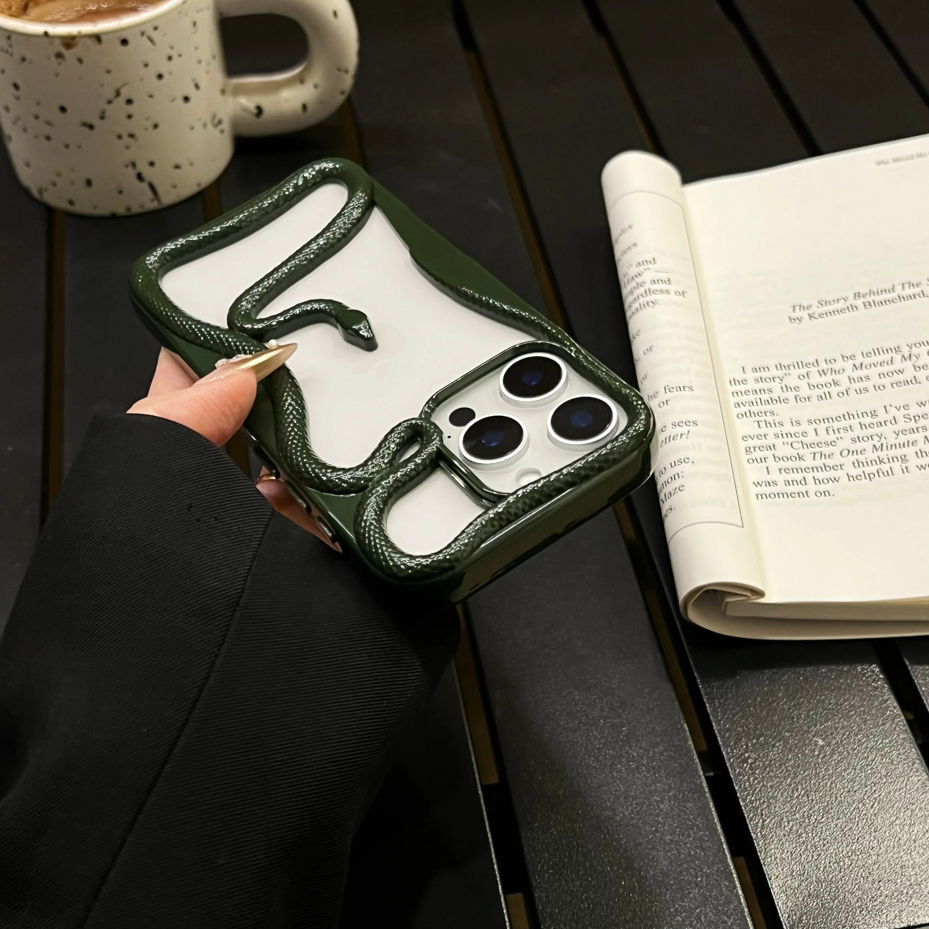 Luxury Hollow Snake Plating Phone Case