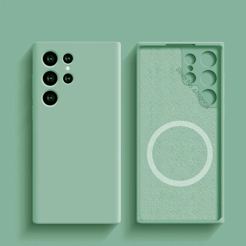 Liquid Silicone MagSafe Case for Samsung Galaxy S Series