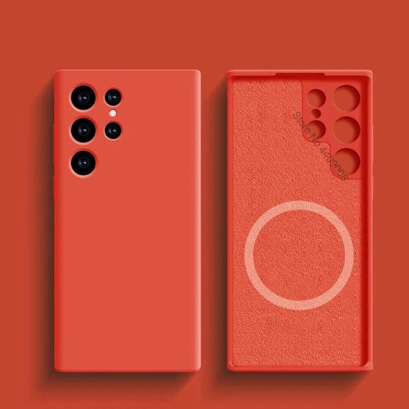 Liquid Silicone MagSafe Case for Samsung Galaxy S Series