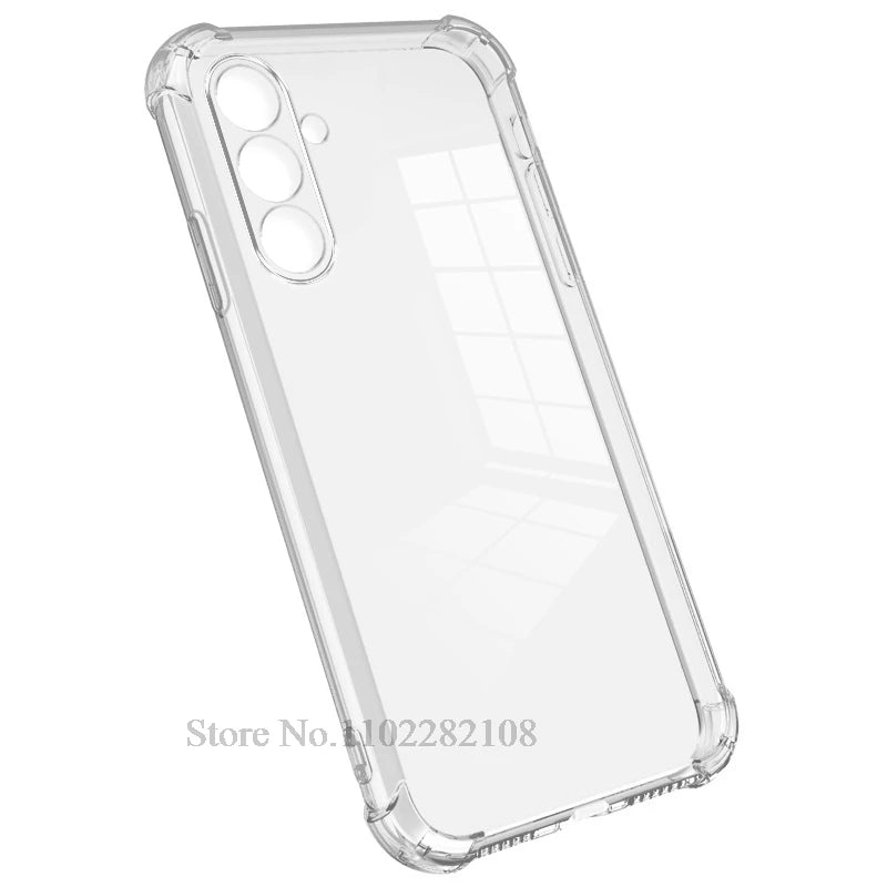 Crystal Clear Shockproof Case for Samsung
