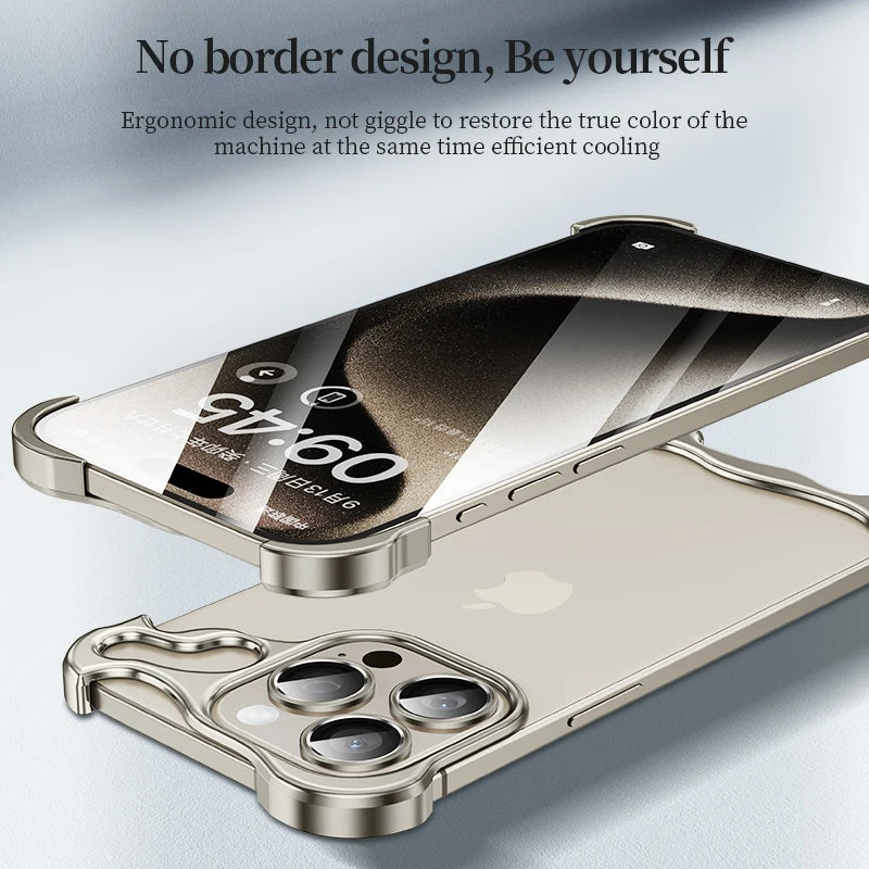 Luxury Alien Titanium Alloy Bumper Case