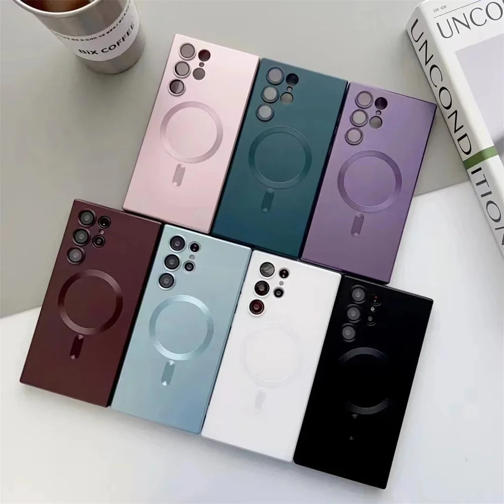 Luxury Matte Magnetic Case for Samsung