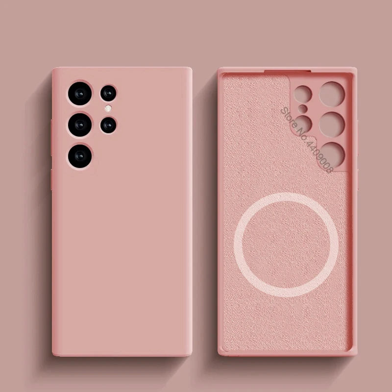 Liquid Silicone MagSafe Case for Samsung Galaxy S Series