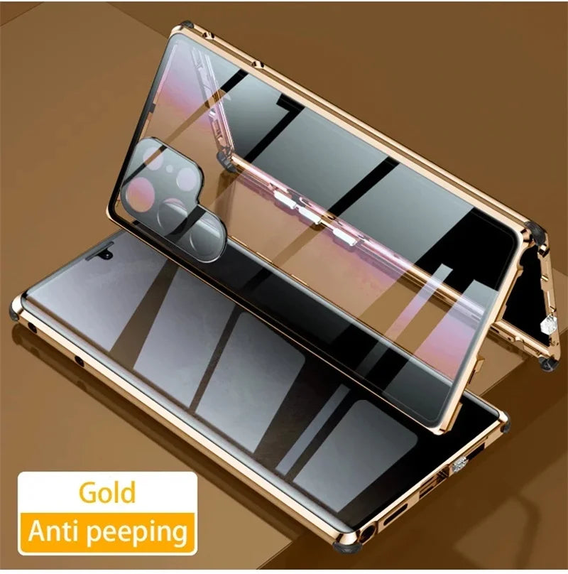 Privacy Magnetic Glass Case for Samsung