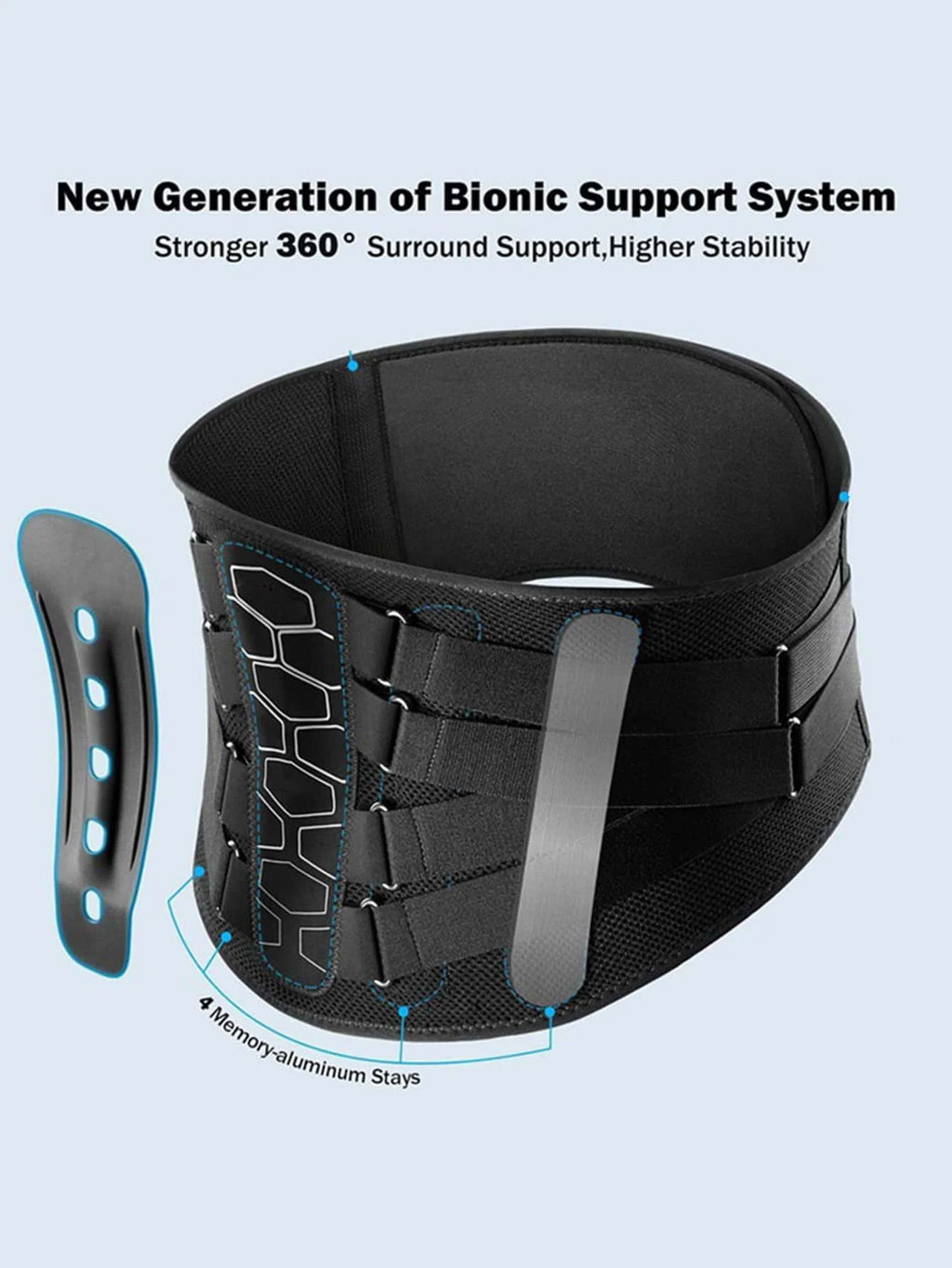 Adjustable Back Support Belt – Compression Waist Shaper
