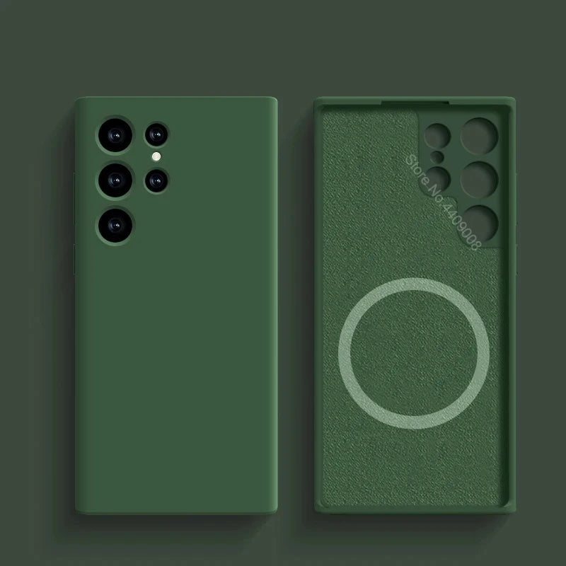 Liquid Silicone MagSafe Case for Samsung Galaxy S Series