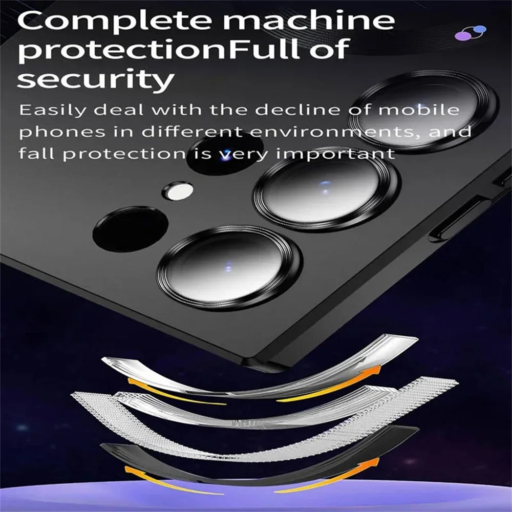 Luxury Matte Magnetic Case for Samsung