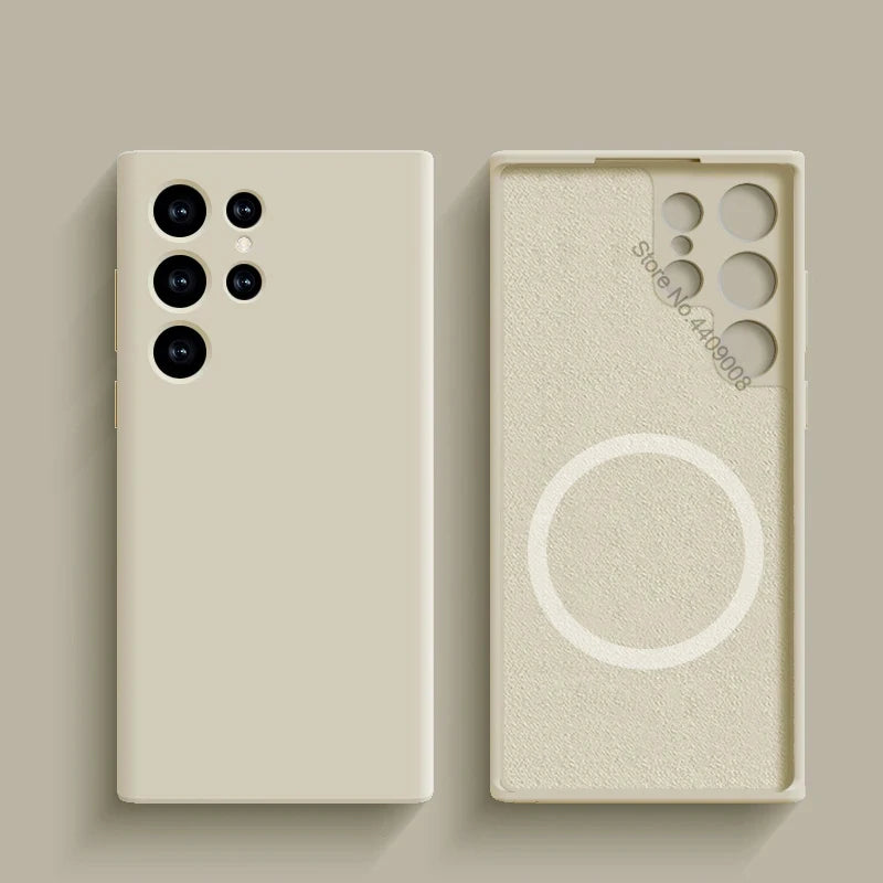 Liquid Silicone MagSafe Case for Samsung Galaxy S Series