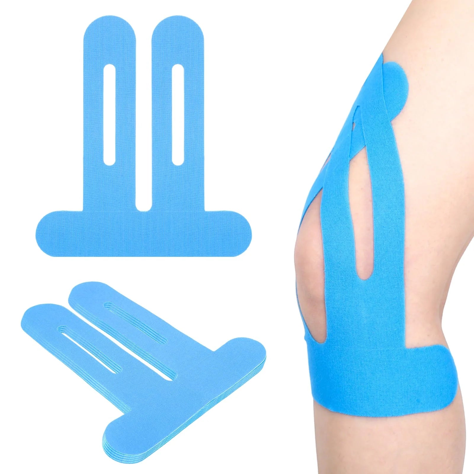 10PCS Kinesiology Tape for Knees – Waterproof & Elastic