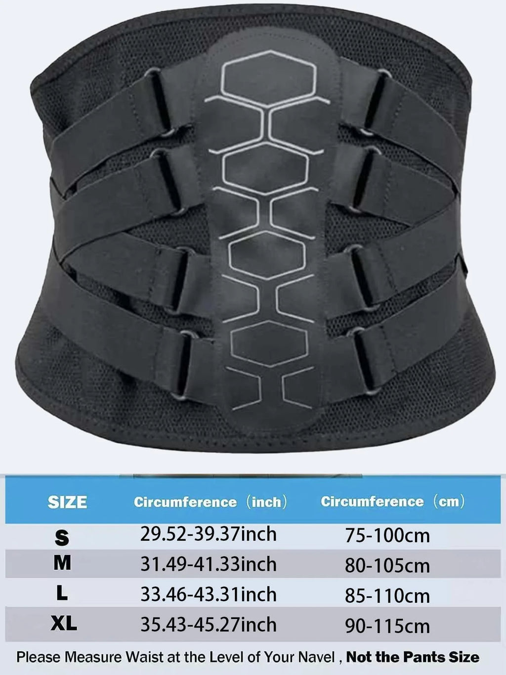 Adjustable Back Support Belt – Compression Waist Shaper