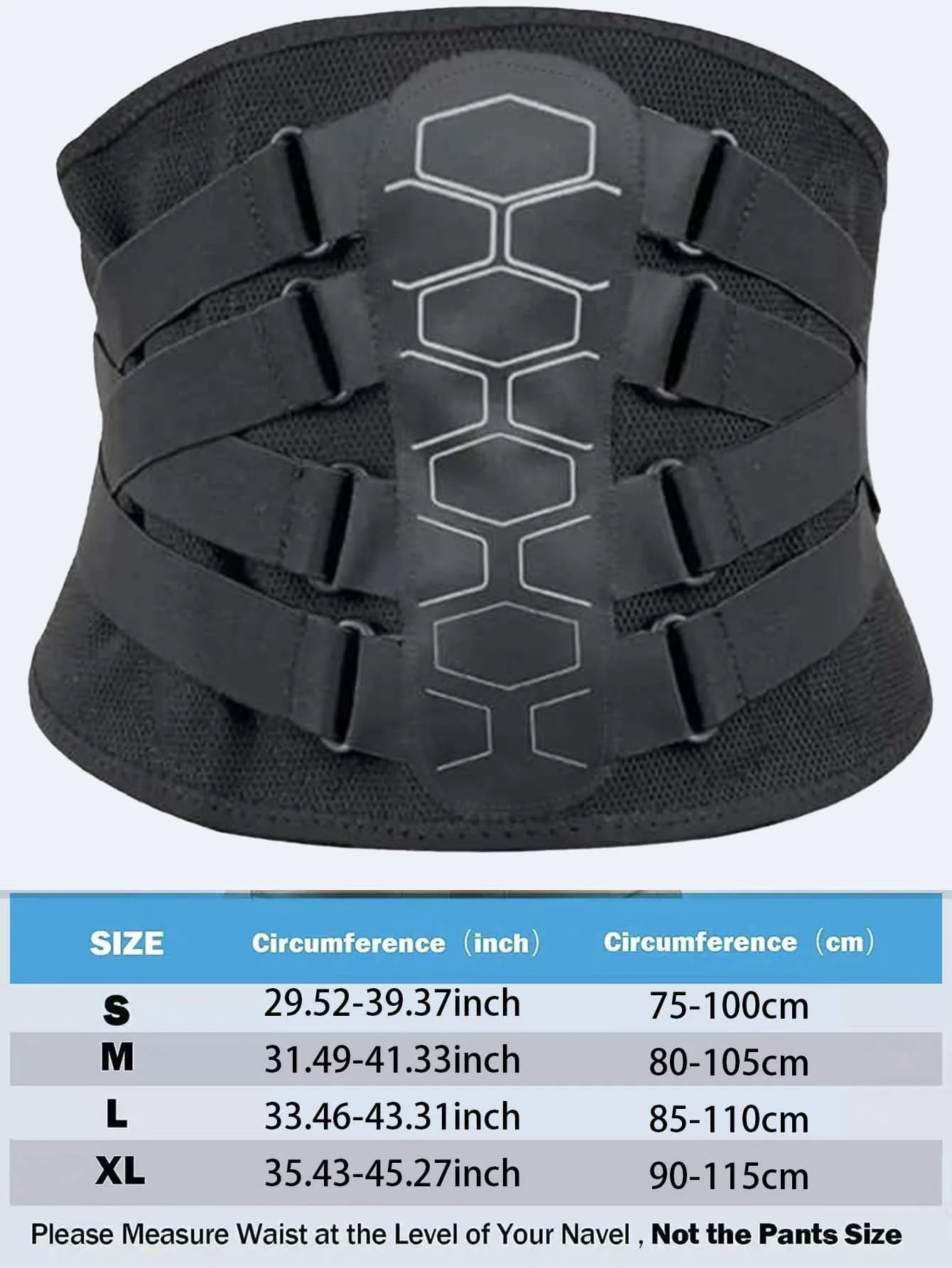 Adjustable Back Support Belt – Compression Waist Shaper