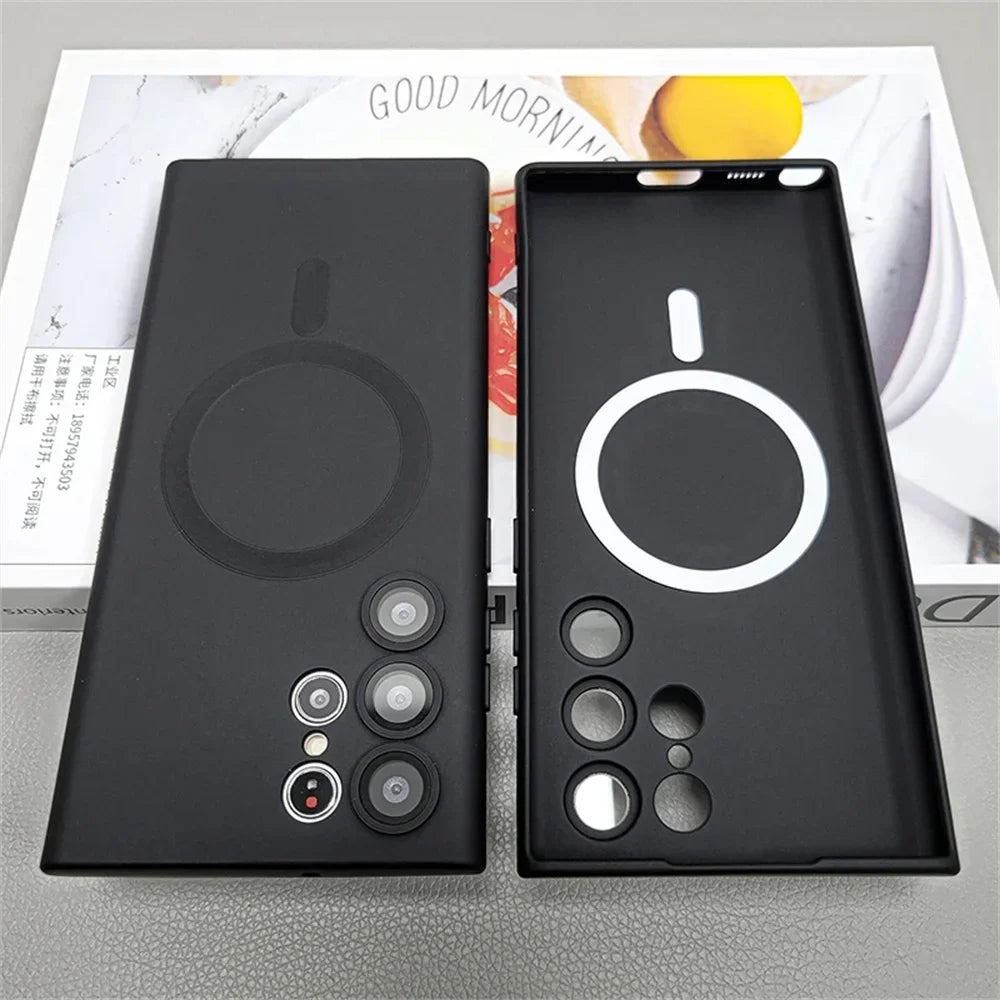 Luxury Matte Magnetic Case for Samsung