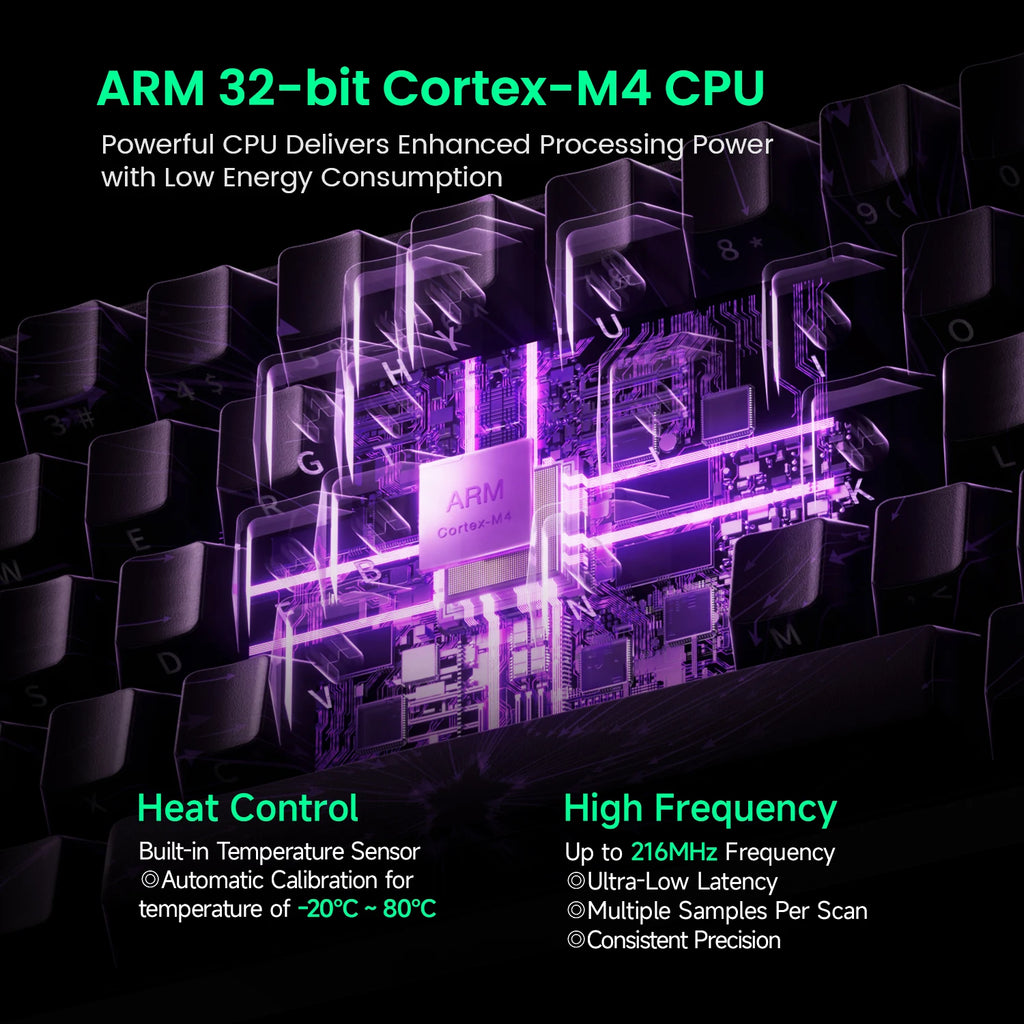 Mechanical Gaming Keyboard – Magnetic Switch, Rapid Trigger 0.01mm, 8K Polling, ARGB, HE/TMR Custom