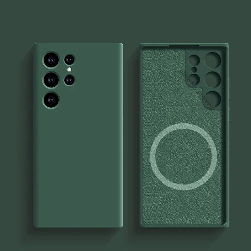 Liquid Silicone MagSafe Case for Samsung Galaxy S Series