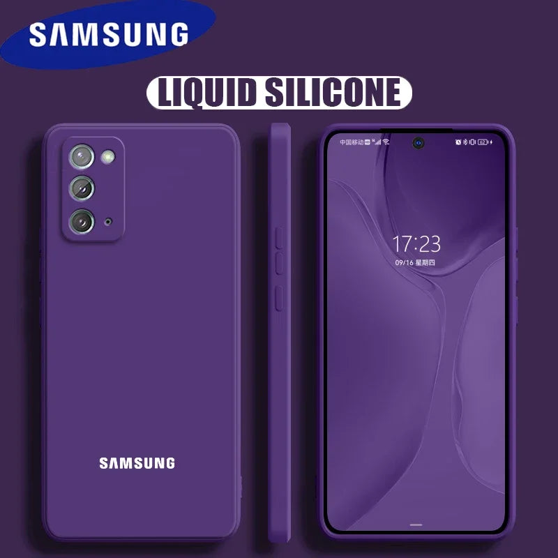 Original Liquid Silicone Case For Samsung