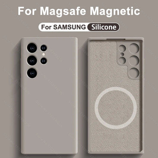Liquid Silicone MagSafe Case for Samsung Galaxy S Series