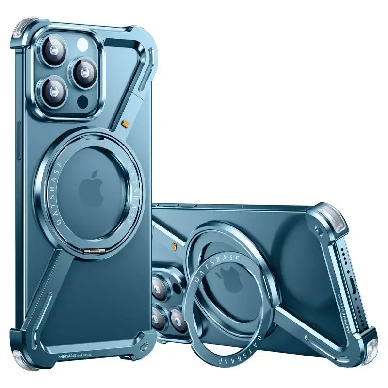 Z-Shape Aluminum Rimless Magnetic Case