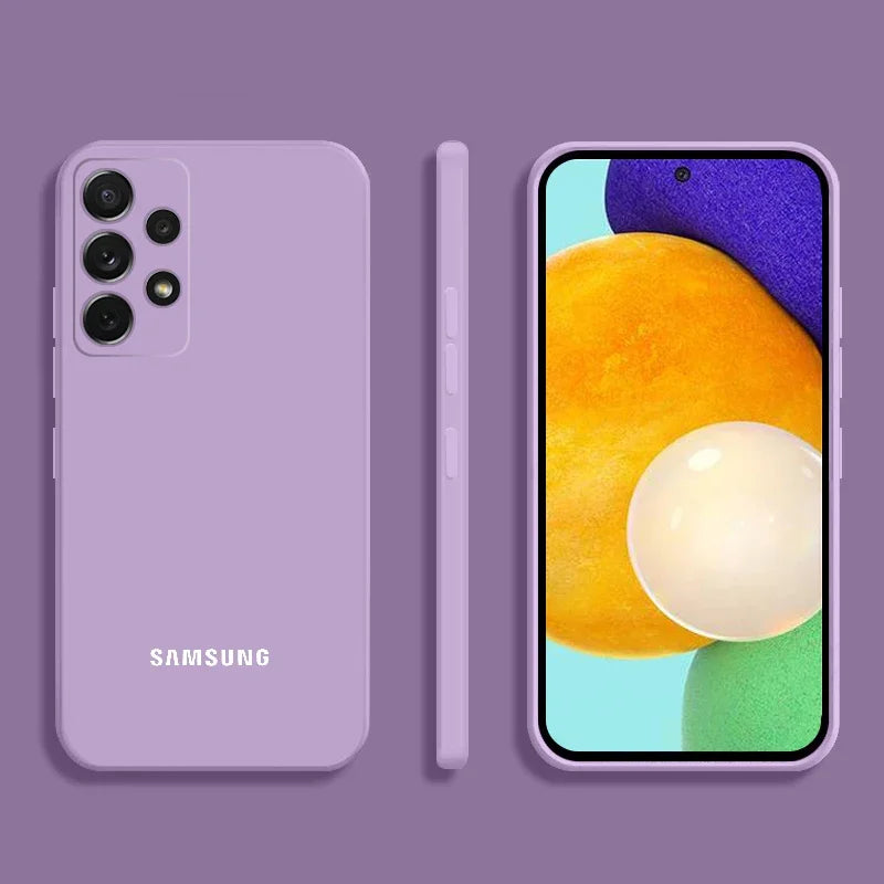 Original Liquid Silicone Case For Samsung
