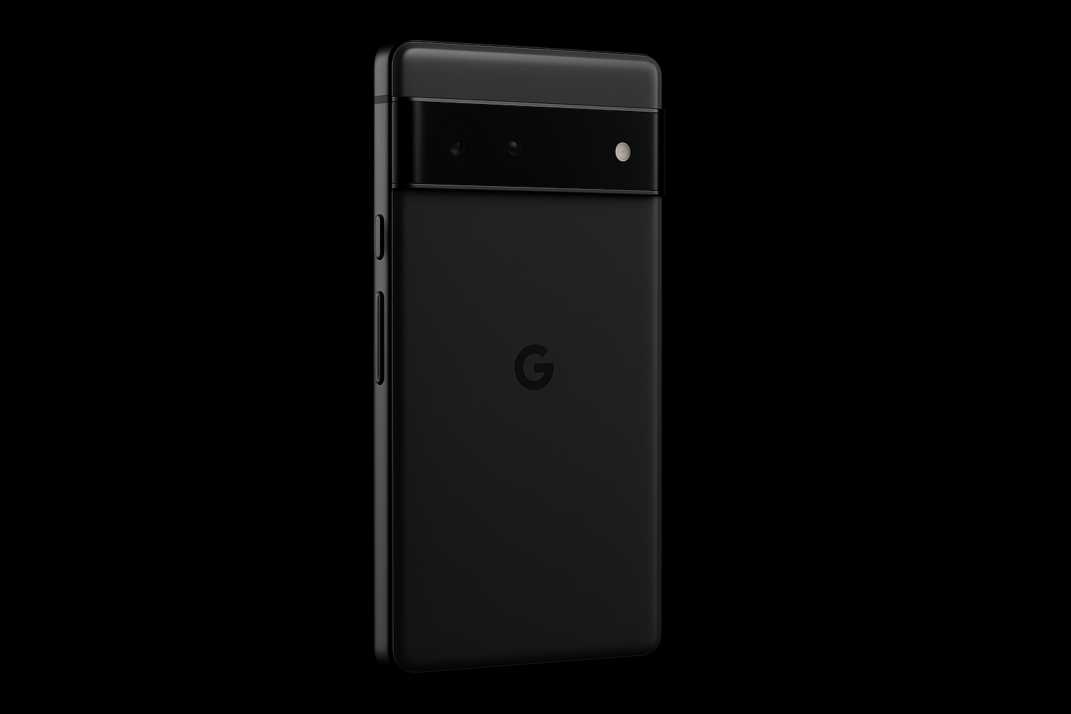 Google phone with black background